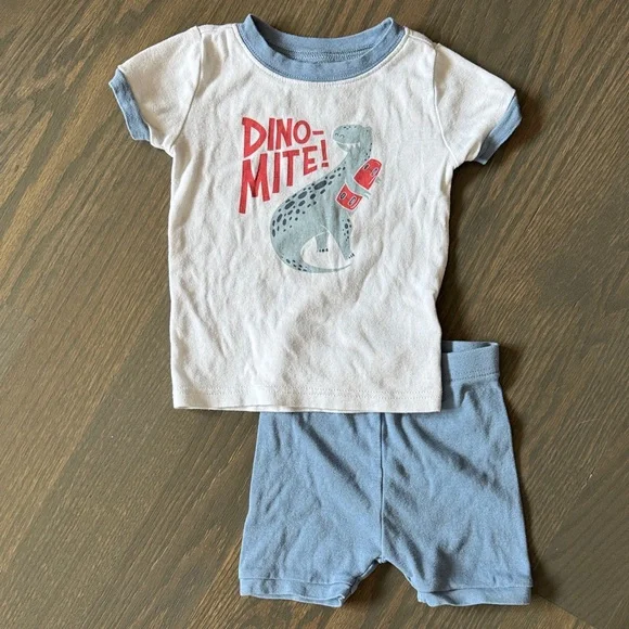 🌸Old Navy Dinosaur 4PC PJ Set - Picture 8 of 12